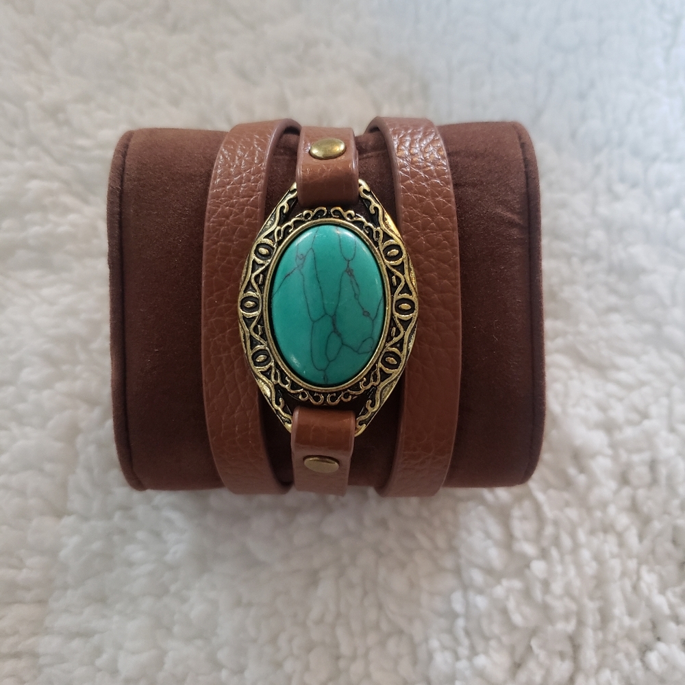 Premier Designs Turquoise Wrap Bracelet